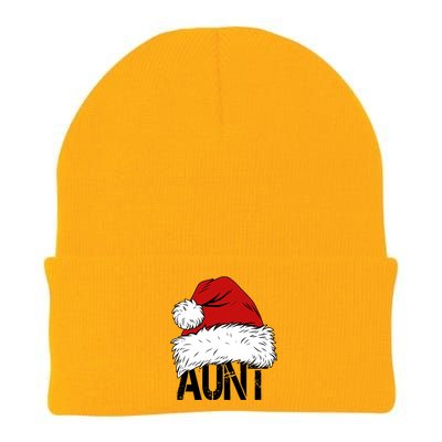 Christmas Hat Santa Aunt Knit Cap Winter Beanie