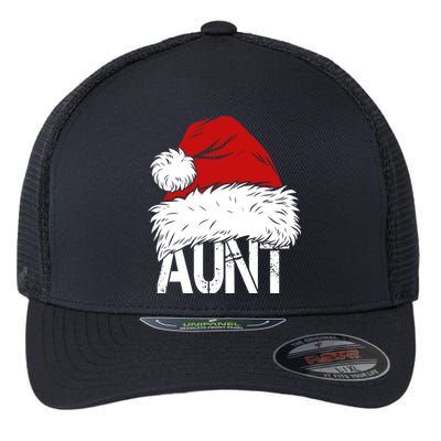 Christmas Hat Santa Aunt Flexfit Unipanel Trucker Cap