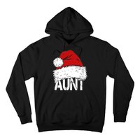 Christmas Hat Santa Aunt Hoodie