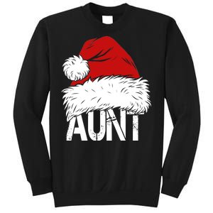 Christmas Hat Santa Aunt Sweatshirt