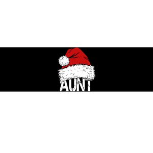 Christmas Hat Santa Aunt Bumper Sticker