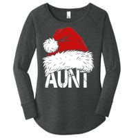 Christmas Hat Santa Aunt Women's Perfect Tri Tunic Long Sleeve Shirt