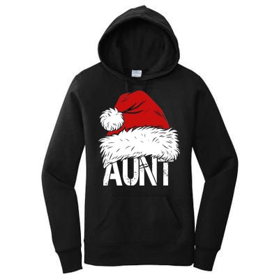 Christmas Hat Santa Aunt Women's Pullover Hoodie