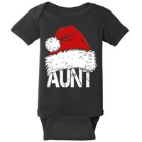 Christmas Hat Santa Aunt Baby Bodysuit