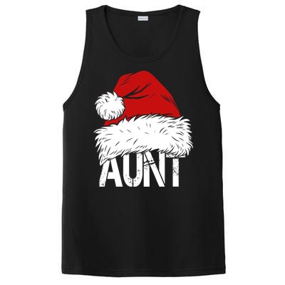 Christmas Hat Santa Aunt PosiCharge Competitor Tank