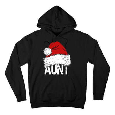 Christmas Hat Santa Aunt Tall Hoodie