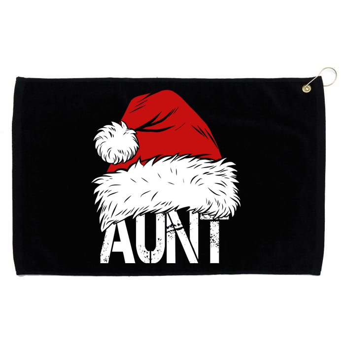 Christmas Hat Santa Aunt Grommeted Golf Towel