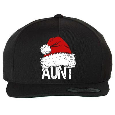 Christmas Hat Santa Aunt Wool Snapback Cap