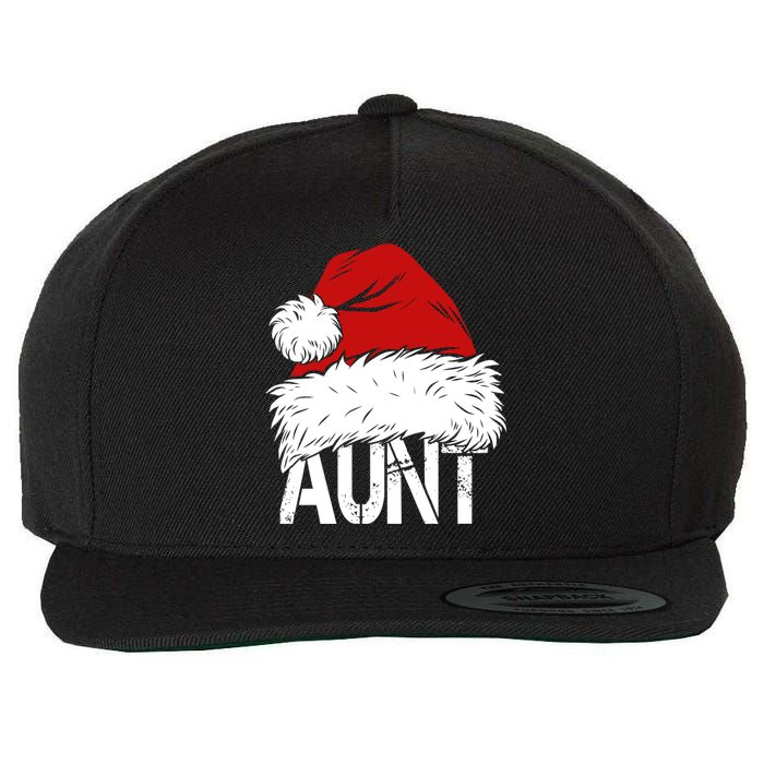 Christmas Hat Santa Aunt Wool Snapback Cap