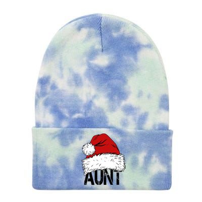 Christmas Hat Santa Aunt Tie Dye 12in Knit Beanie