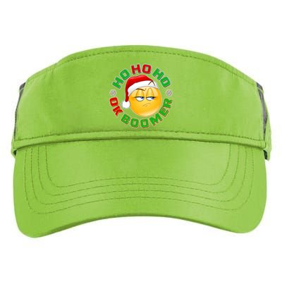 Christmas HO HO HO Ok Boomer Adult Drive Performance Visor