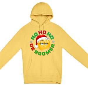 Christmas HO HO HO Ok Boomer Premium Pullover Hoodie