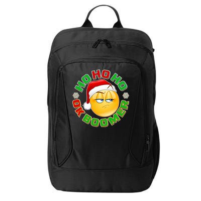 Christmas HO HO HO Ok Boomer City Backpack