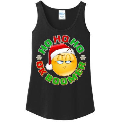 Christmas HO HO HO Ok Boomer Ladies Essential Tank