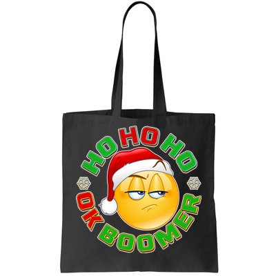 Christmas HO HO HO Ok Boomer Tote Bag