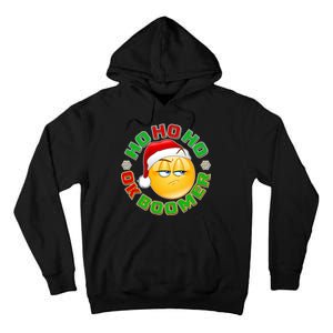 Christmas HO HO HO Ok Boomer Tall Hoodie