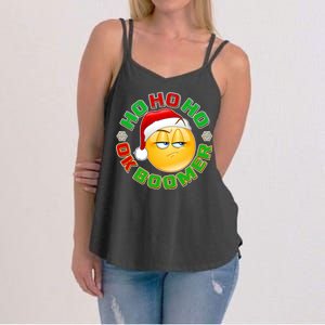 Christmas HO HO HO Ok Boomer Women's Strappy Tank