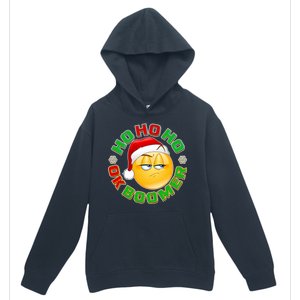 Christmas HO HO HO Ok Boomer Urban Pullover Hoodie