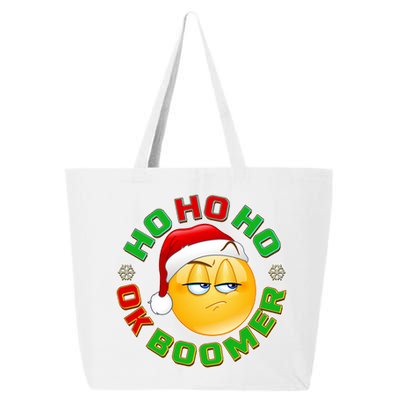 Christmas HO HO HO Ok Boomer 25L Jumbo Tote