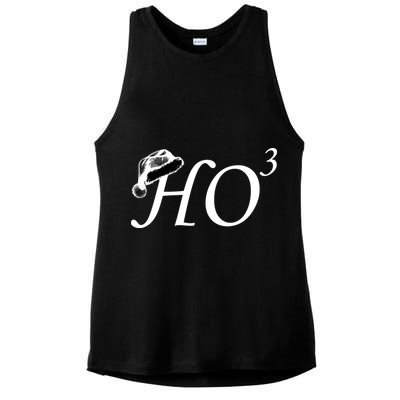 Christmas HO Times Three Ladies PosiCharge Tri-Blend Wicking Tank