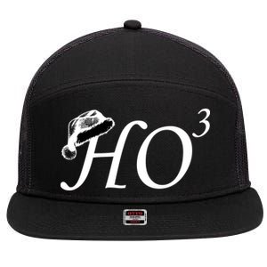 Christmas HO Times Three 7 Panel Mesh Trucker Snapback Hat