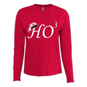 Christmas HO Times Three Womens Cotton Relaxed Long Sleeve T-Shirt