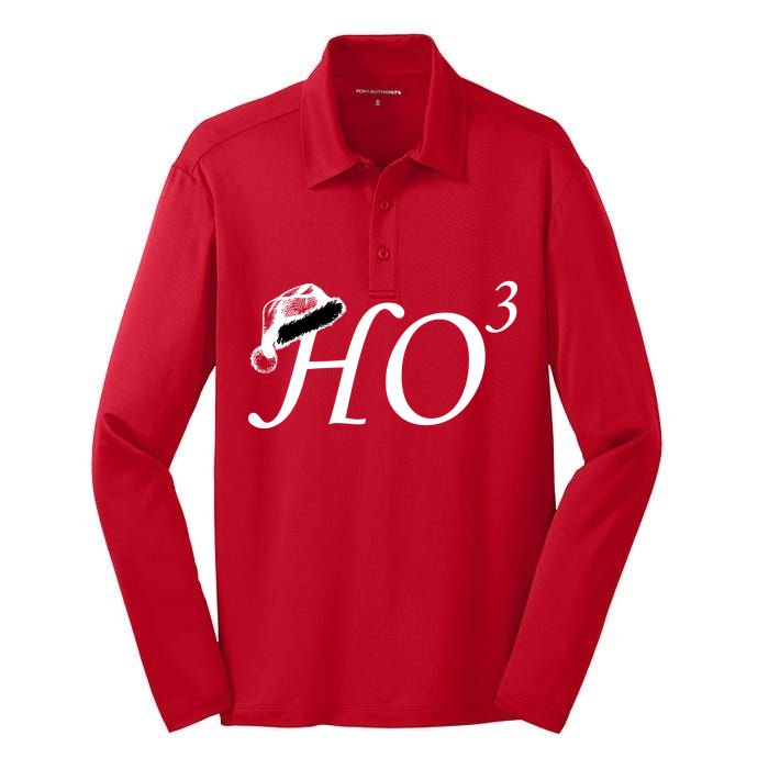 Christmas HO Times Three Silk Touch Performance Long Sleeve Polo