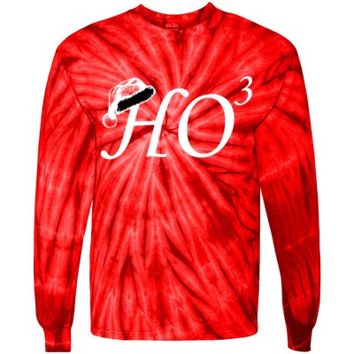 Christmas HO Times Three Tie-Dye Long Sleeve Shirt