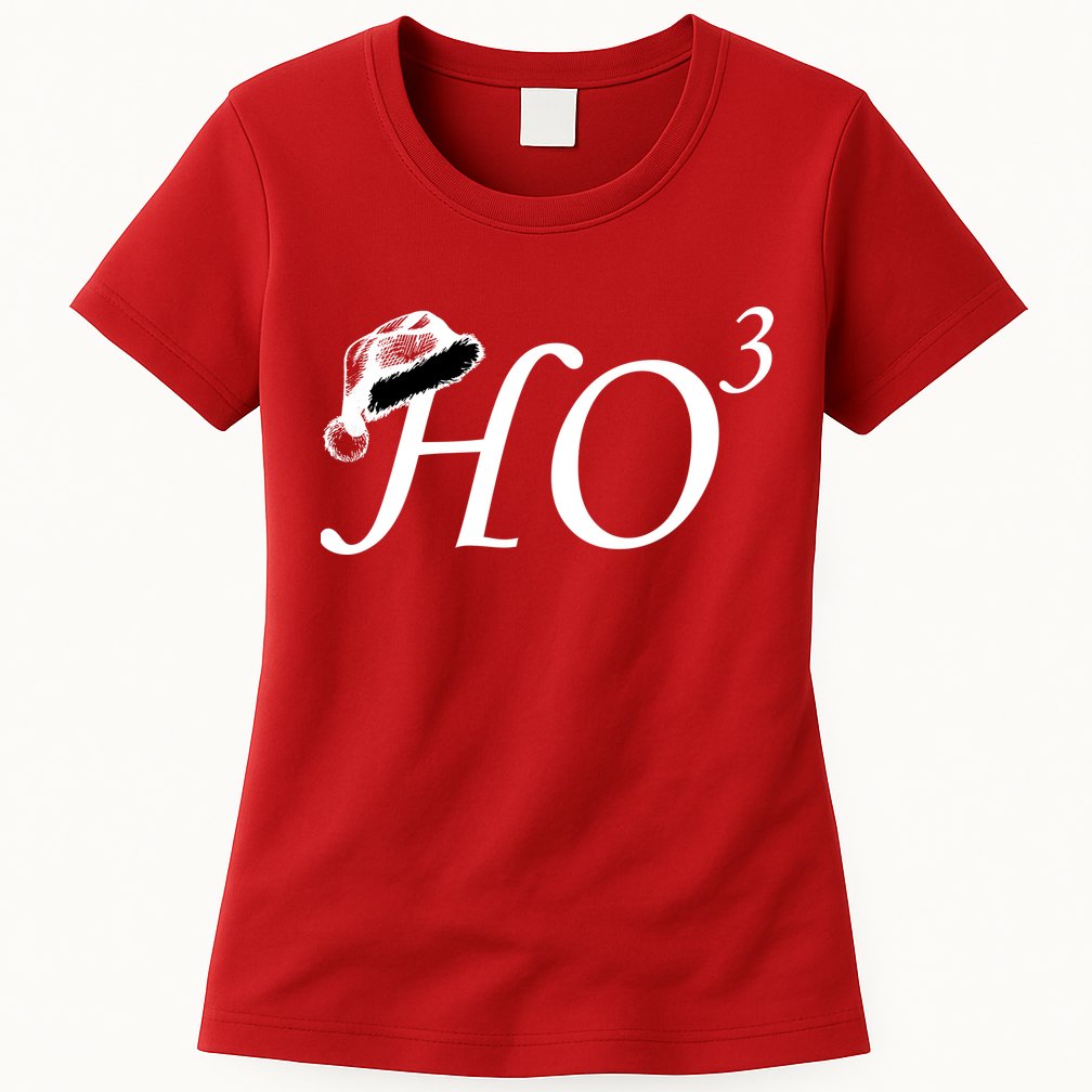 Christmas HO Times Three Womens T-Shirt