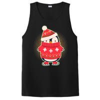 Christmas Holiday Penguin Skates PosiCharge Competitor Tank