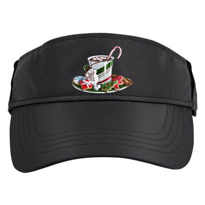 Christmas Hot Chocolate Adult Drive Performance Visor