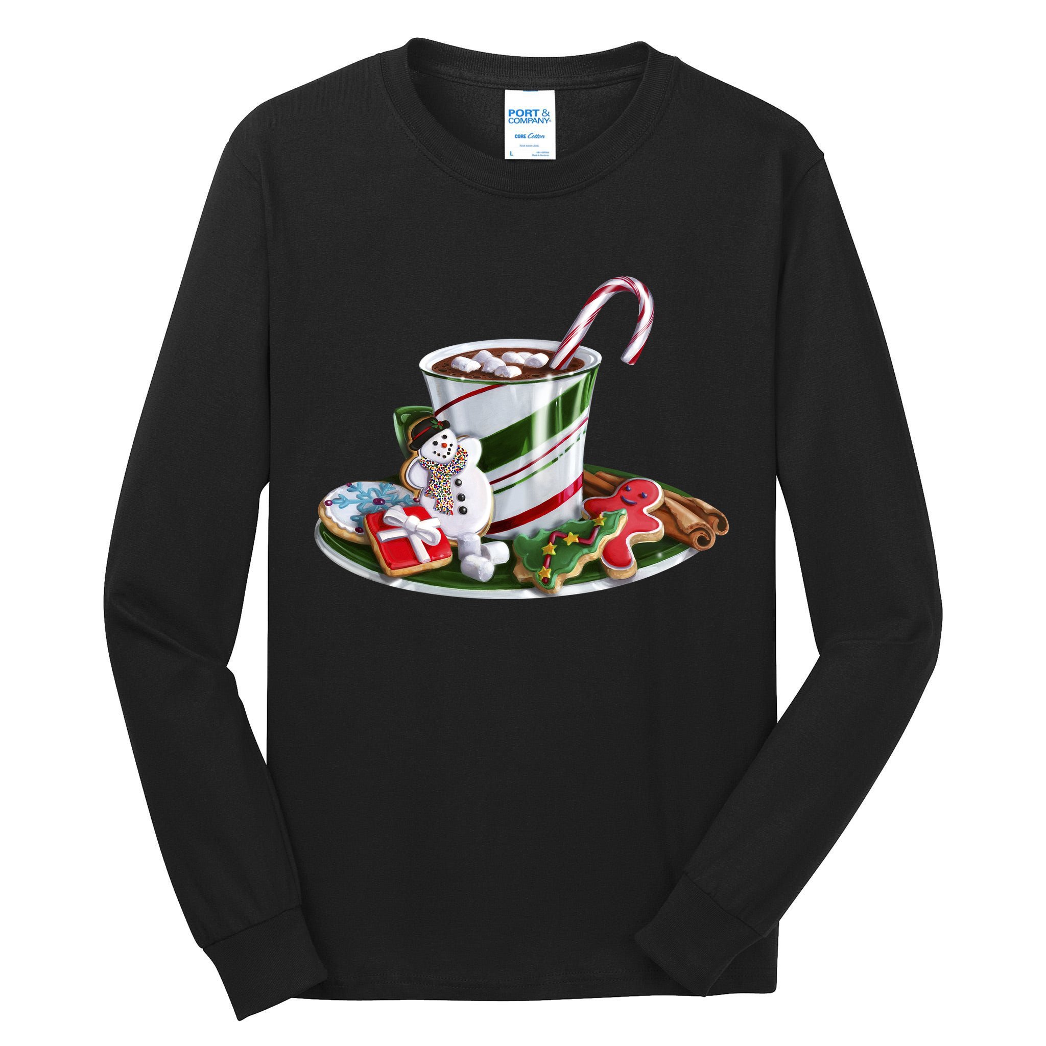 Christmas Hot Chocolate Tall Long Sleeve T-Shirt
