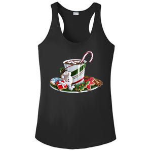 Christmas Hot Chocolate Ladies PosiCharge Competitor Racerback Tank