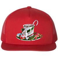 Christmas Hot Chocolate Flatbill Hat