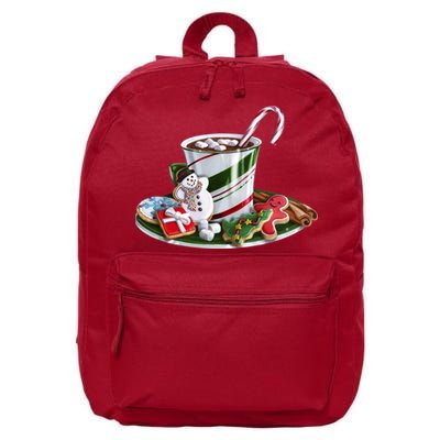Christmas Hot Chocolate 16 in Basic Backpack
