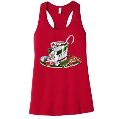 Christmas Hot Chocolate Women's Racerback Tank