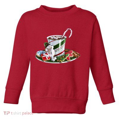 Christmas Hot Chocolate Toddler Sweatshirt
