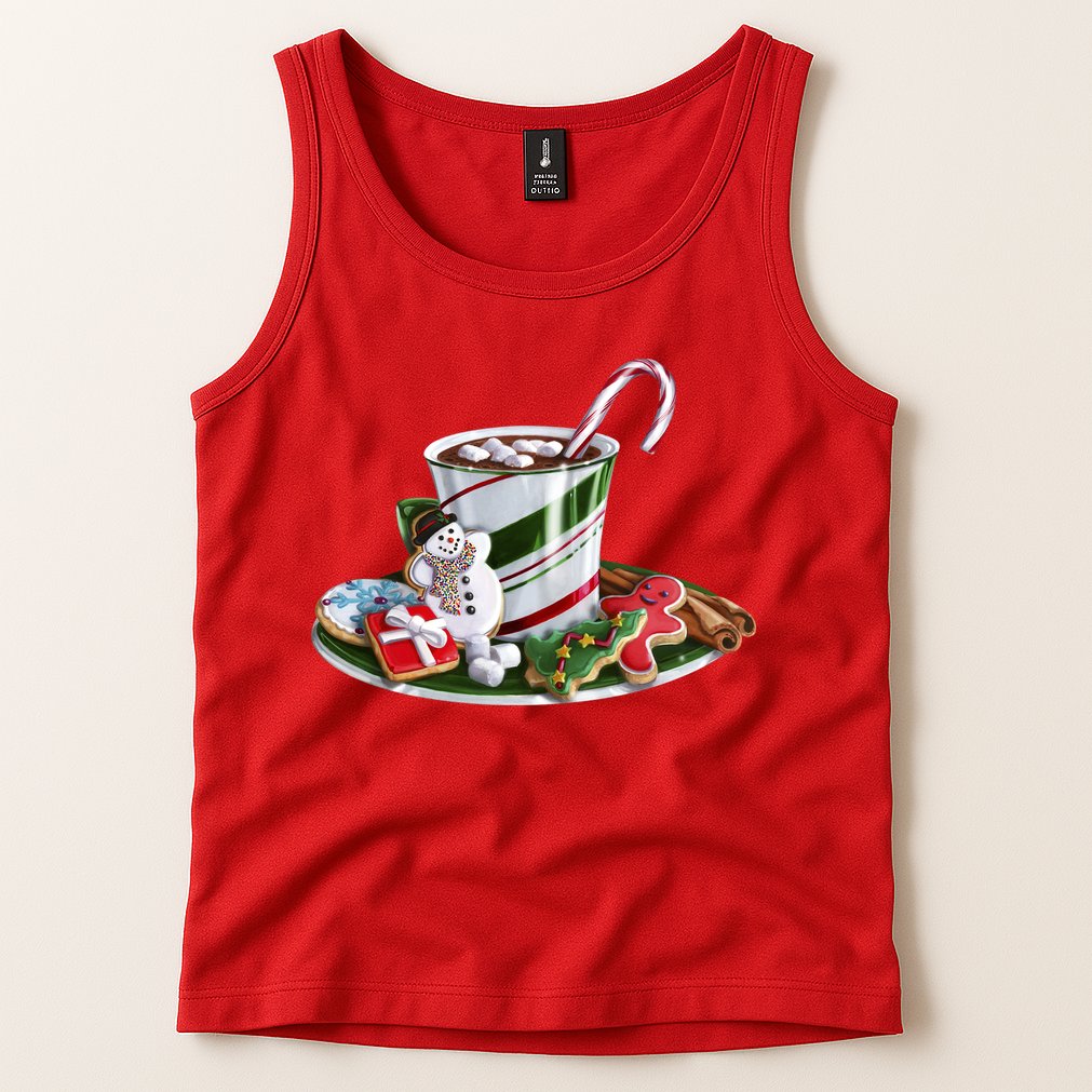 Christmas Hot Chocolate Tank Top