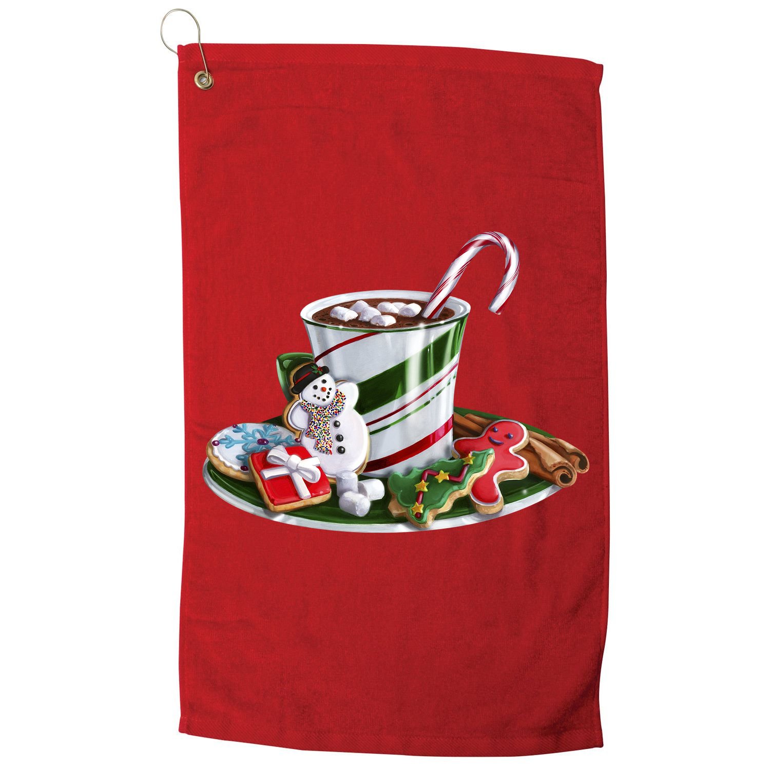 Christmas Hot Chocolate Golf Towel