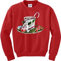 Christmas Hot Chocolate Kids Sweatshirt