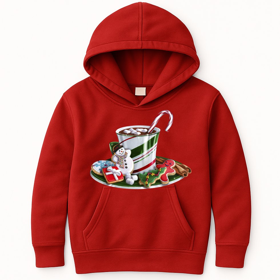 Christmas Hot Chocolate Kids Hoodie