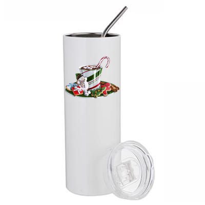 Christmas Hot Chocolate Stainless Steel Tumbler