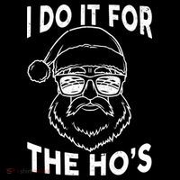 Christmas I Do it for the Ho's X-Mas Bucket Hat