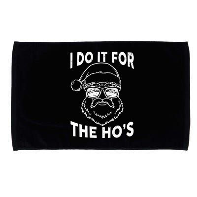 Christmas I Do it for the Ho's X-Mas Microfiber Hand Towel