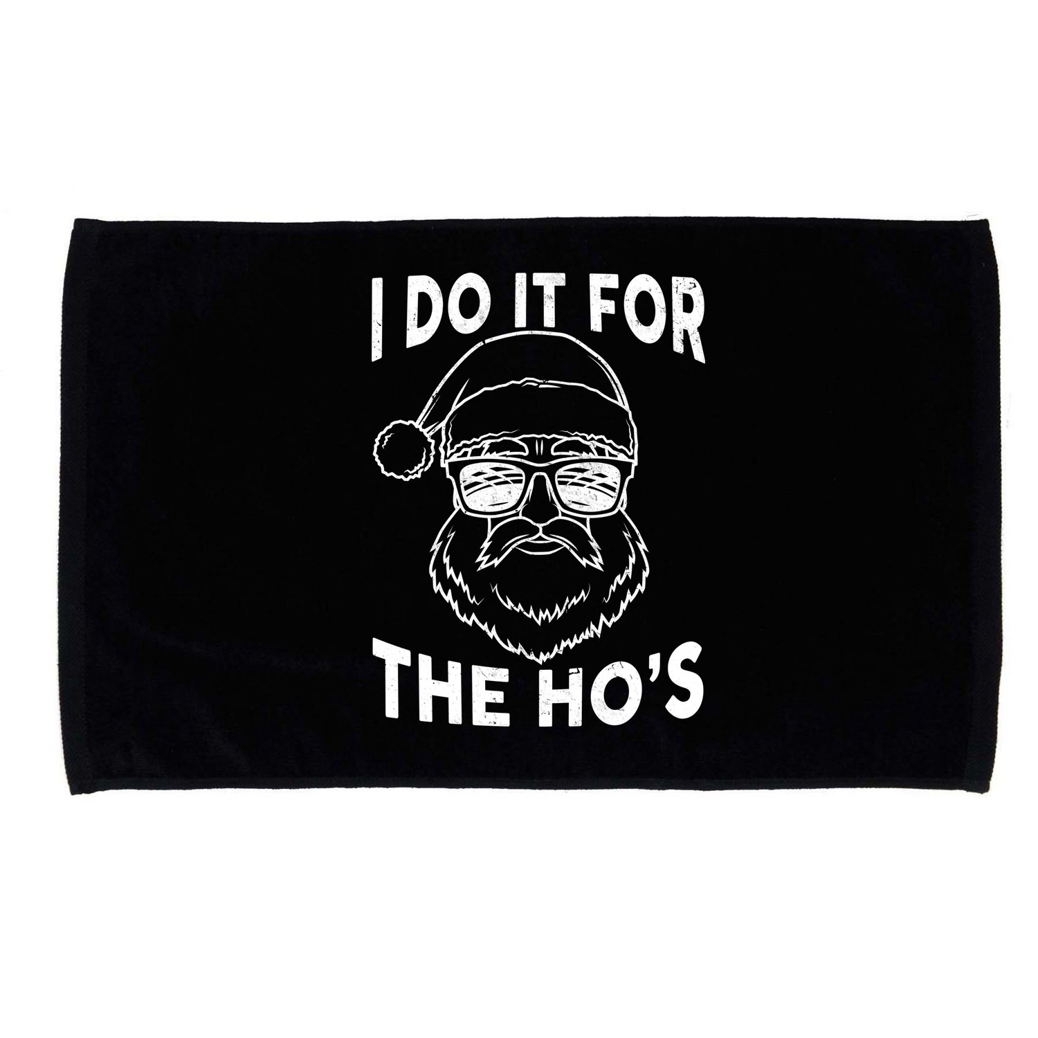 Christmas I Do it for the Ho's X-Mas Microfiber Hand Towel