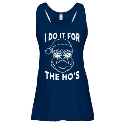 Christmas I Do it for the Ho's X-Mas Ladies Essential Flowy Tank