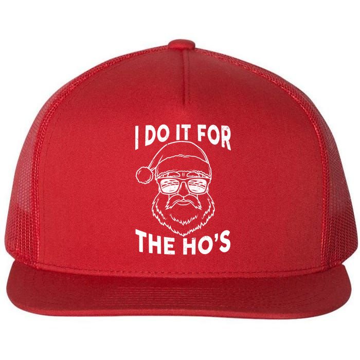 Christmas I Do it for the Ho's X-Mas Flatbill Hat