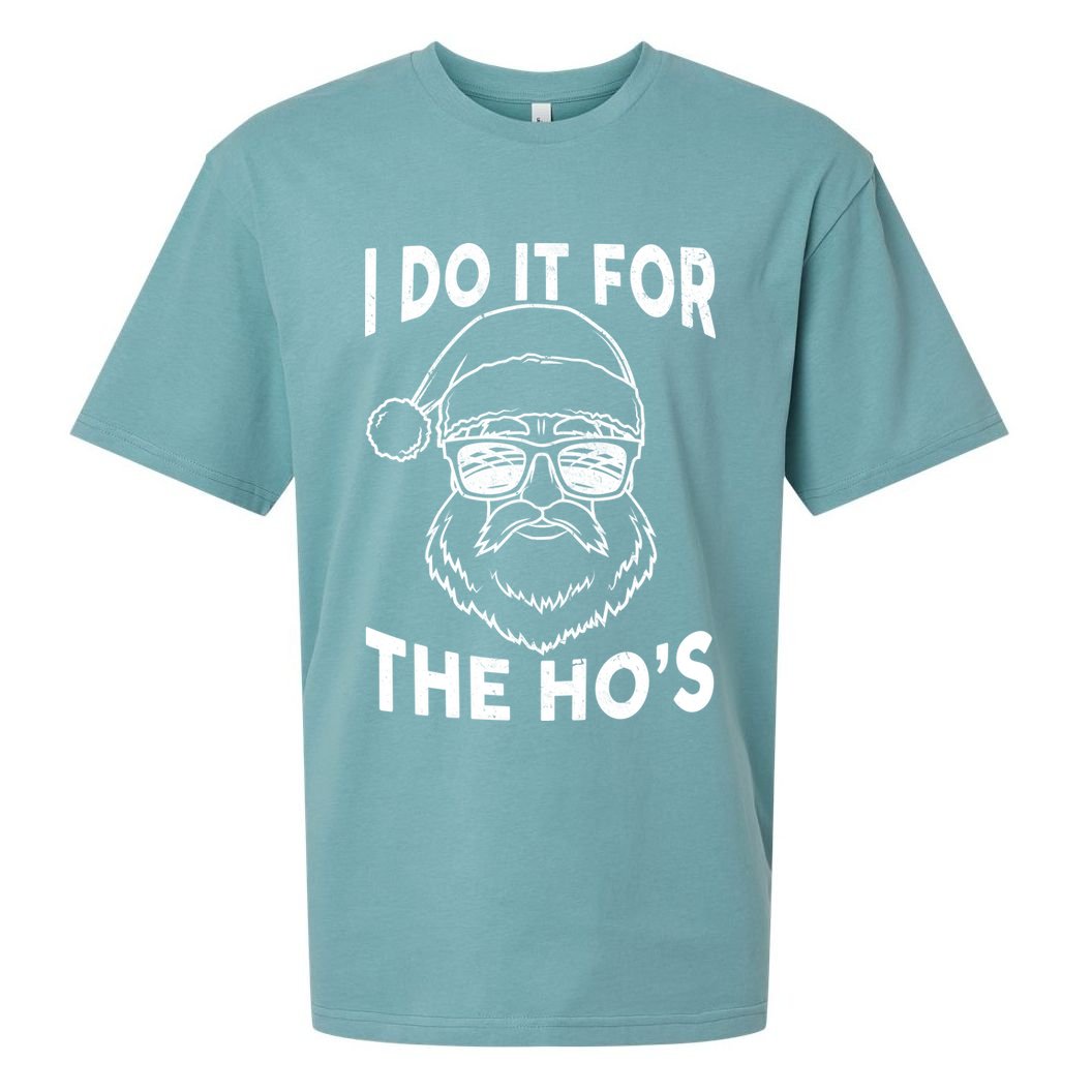 Christmas I Do it for the Ho's X-Mas Sueded Cloud Jersey T-Shirt