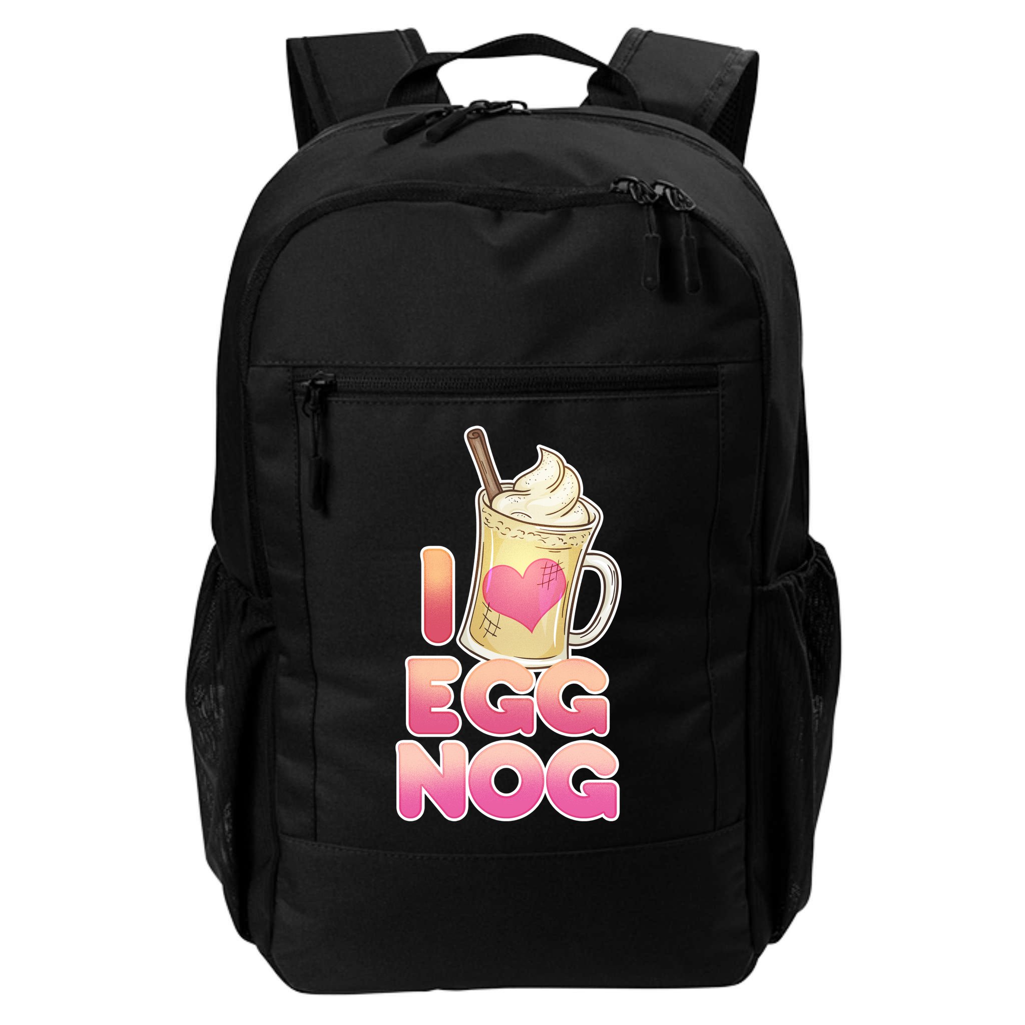 Christmas I Love Eggnog Backpack