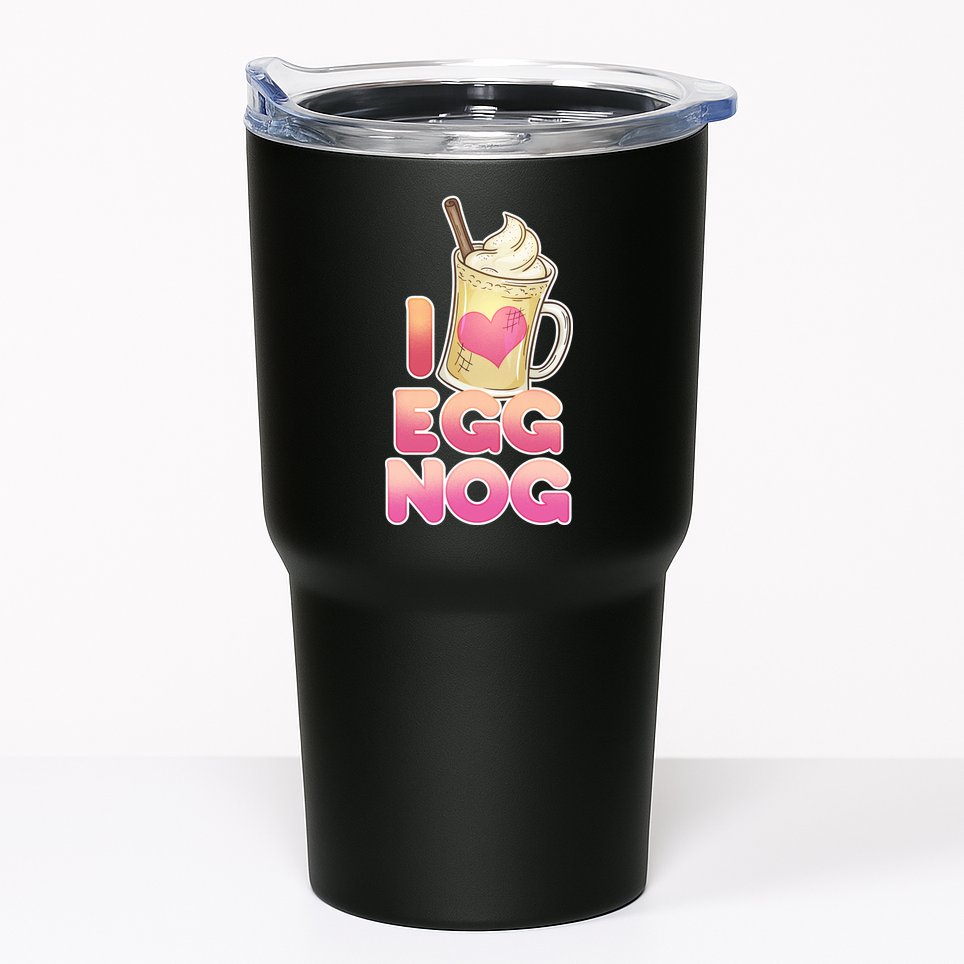 Christmas I Love Eggnog Tumbler